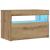 Noptiera cu lumini LED Stejar Artisan 60x35x40cm Lemn prelucrat GartenMobel Dekor
