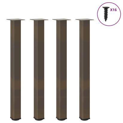 Picioare măsuță de cafea 4 buc Oțel natural 100-102 cm Oțel GartenMobel Dekor