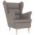 Fotoliu, gri taupe, 74x84x100 cm, textil GartenMobel Dekor