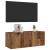 Dulap TV de perete, lemn vechi, 80x30x30 cm, lemn prelucrat GartenMobel Dekor