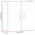 Dulap de perete, stejar artizanal, 60x31x60 cm, lemn prelucrat GartenMobel Dekor