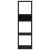 Dulap cu cărți negru 34x31x112 cm lemn prelucrat GartenMobel Dekor