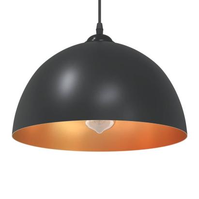 Lămpi de suspendare 2 buc E27 Negru Ø 30 cm Metal GartenMobel Dekor