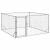 Canisa de exterior pentru caini cu usa 2x2x1 m otel galvanizat GartenMobel Dekor