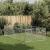 Canisa de exterior pentru caini cu usa 2x4x1 m otel galvanizat GartenMobel Dekor