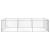 Canisa de exterior pentru caini cu usa 2x4x1 m otel galvanizat GartenMobel Dekor