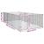 Canisa de exterior pentru caini cu usa 2x4x1 m otel galvanizat GartenMobel Dekor