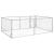 Canisa de exterior pentru caini cu usa 3x2x1 m otel galvanizat GartenMobel Dekor