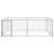 Canisa de exterior pentru caini cu usa 3x2x1 m otel galvanizat GartenMobel Dekor
