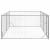 Canisa de exterior pentru caini cu usa 3x2x1 m otel galvanizat GartenMobel Dekor