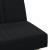 Canapea extensibilă, negru, material textil GartenMobel Dekor