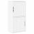 Dulap lateral „ODDA” alb 40x24x79 cm, lemn masiv de pin GartenMobel Dekor
