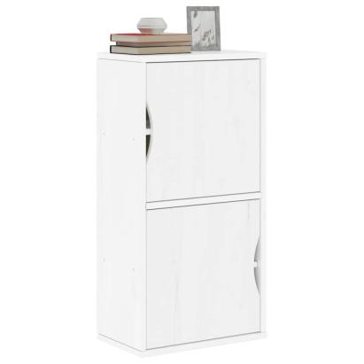 Dulap lateral „ODDA” alb 40x24x79 cm, lemn masiv de pin GartenMobel Dekor