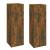 Comode TV, 2 buc., stejar fumuriu, 30,5x30x90 cm lemn prelucrat GartenMobel Dekor