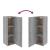 Comode TV, 2 buc., gri sonoma, 30,5x30x90 cm, lemn prelucrat GartenMobel Dekor