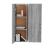 Comode TV, 2 buc., gri sonoma, 30,5x30x90 cm, lemn prelucrat GartenMobel Dekor