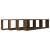 Rafturi de perete cub, 4 buc., stejar fumuriu 100x15x30 cm lemn GartenMobel Dekor