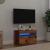 Dulap TV cu lumini LED lemn vechi 60x35x40 cm lemn prelucrat GartenMobel Dekor