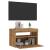 Dulap TV cu LED stejar artizanal 60x35x40 cm lemn prelucrat GartenMobel Dekor