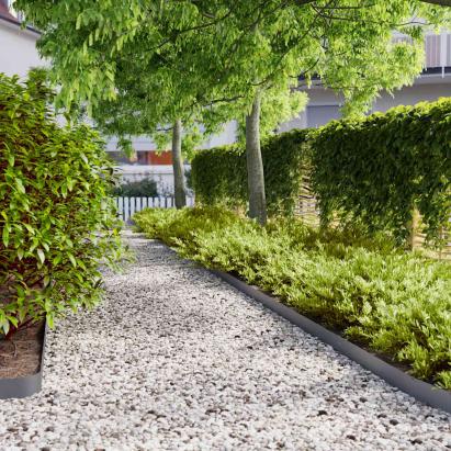 Borduri de gazon 10 buc Antracit 10x103 cm Oțel laminat la rece GartenMobel Dekor