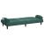 Canapea extensibilă cu cotiere, verde închis, catifea GartenMobel Dekor