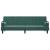 Canapea extensibilă cu cotiere, verde închis, catifea GartenMobel Dekor