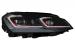RHD Faruri LED cu Grila VW Golf 7 VII (2013-2017) R Design Rosu Performance AutoTuning