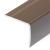 Profile trepte în formă de L, 5 buc., maro, 100 cm, aluminiu GartenMobel Dekor