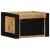Noptiere 2 buc 40x35x25 cm lemn masiv de mango GartenMobel Dekor