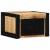 Noptiere 2 buc 40x35x25 cm lemn masiv de mango GartenMobel Dekor