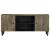 Dulap TV Gri deschis 105x33,5x46 cm Lemn masiv Mango GartenMobel Dekor