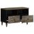 Dulap TV Gri deschis 70x33,5x46 cm Lemn masiv Mango GartenMobel Dekor