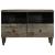 Dulap TV Gri deschis 70x33,5x46 cm Lemn masiv Mango GartenMobel Dekor