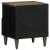 Noptiera gri deschis 40x33x46 cm lemn masiv de mango GartenMobel Dekor