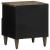 Noptiere 2 buc Gri deschis 40x33x46 cm Lemn masiv de mango GartenMobel Dekor