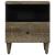 Noptiere 2 buc Gri deschis 40x33x46 cm Lemn masiv de mango GartenMobel Dekor