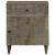 Noptiera gri deschis 50x33x60 cm lemn masiv de mango GartenMobel Dekor