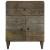Noptiera gri deschis 50x33x60 cm lemn masiv de mango GartenMobel Dekor