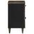 Noptiera gri deschis 50x33x60 cm lemn masiv de mango GartenMobel Dekor