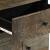 Noptiera gri deschis 50x33x60 cm lemn masiv de mango GartenMobel Dekor