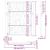 Poarta de gradina neagra 105x130 cm Design cu lumina din otel GartenMobel Dekor
