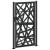 Poarta de gradina neagra 105x180 cm Design cu lumina din otel GartenMobel Dekor