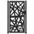 Poarta de gradina neagra 105x180 cm Design cu lumina din otel GartenMobel Dekor