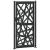 Poarta de gradina neagra 105x205 cm Design cu lumina din otel GartenMobel Dekor