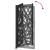 Poarta de gradina neagra 105x205 cm Design cu lumina din otel GartenMobel Dekor
