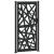Poarta de gradina neagra 105x205 cm Design cu lumina din otel GartenMobel Dekor