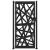 Poarta de gradina neagra 105x205 cm Design cu lumina din otel GartenMobel Dekor