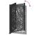 Poarta de gradina neagra 105x155 cm Design ondulat de otel GartenMobel Dekor