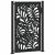 Poarta de gradina neagra 105x155 cm Design ondulat de otel GartenMobel Dekor