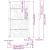 Poarta de gradina neagra 105x180 cm Design ondulat de otel GartenMobel Dekor